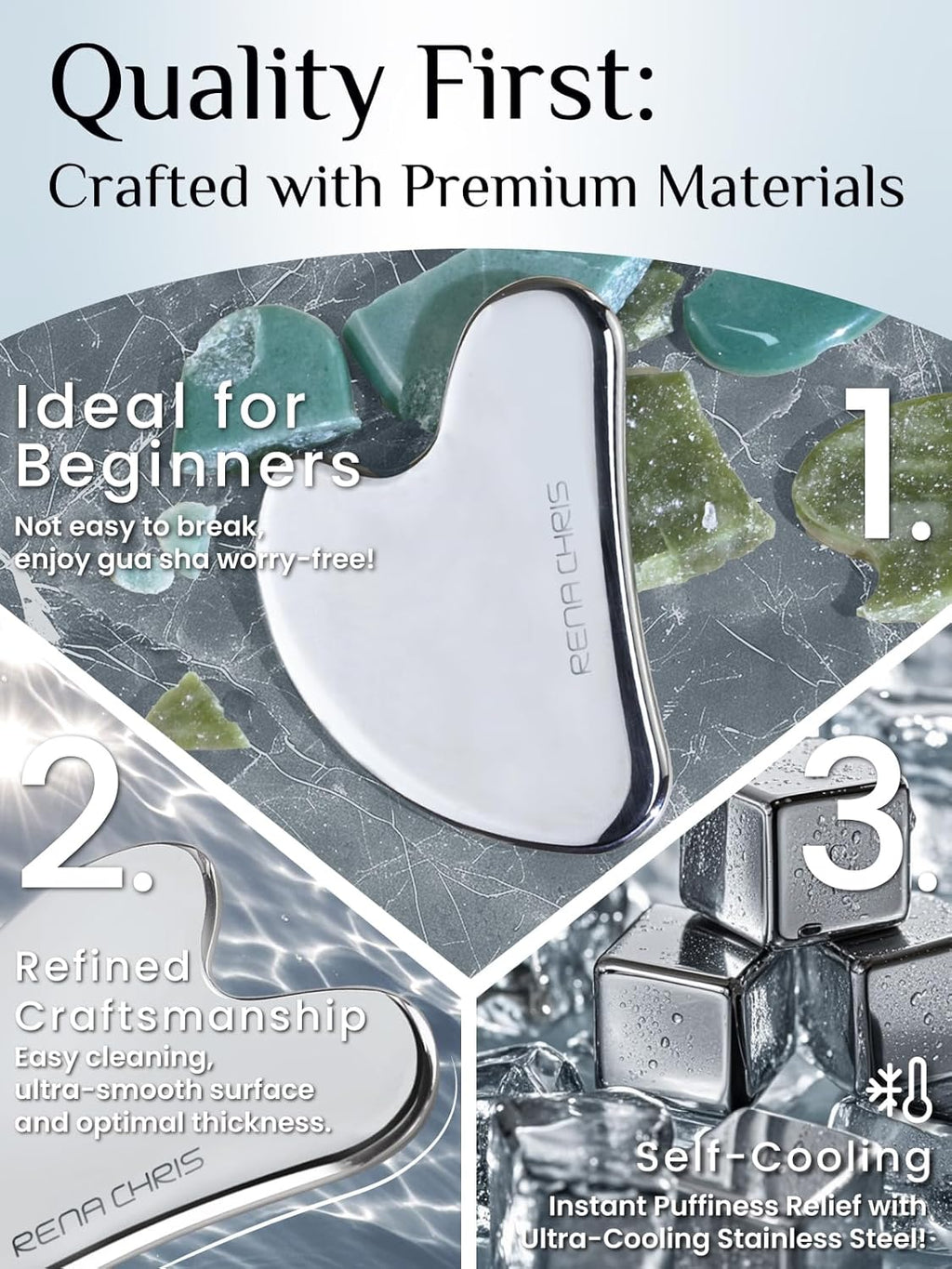 Steel Sculpt Gua Sha Tool