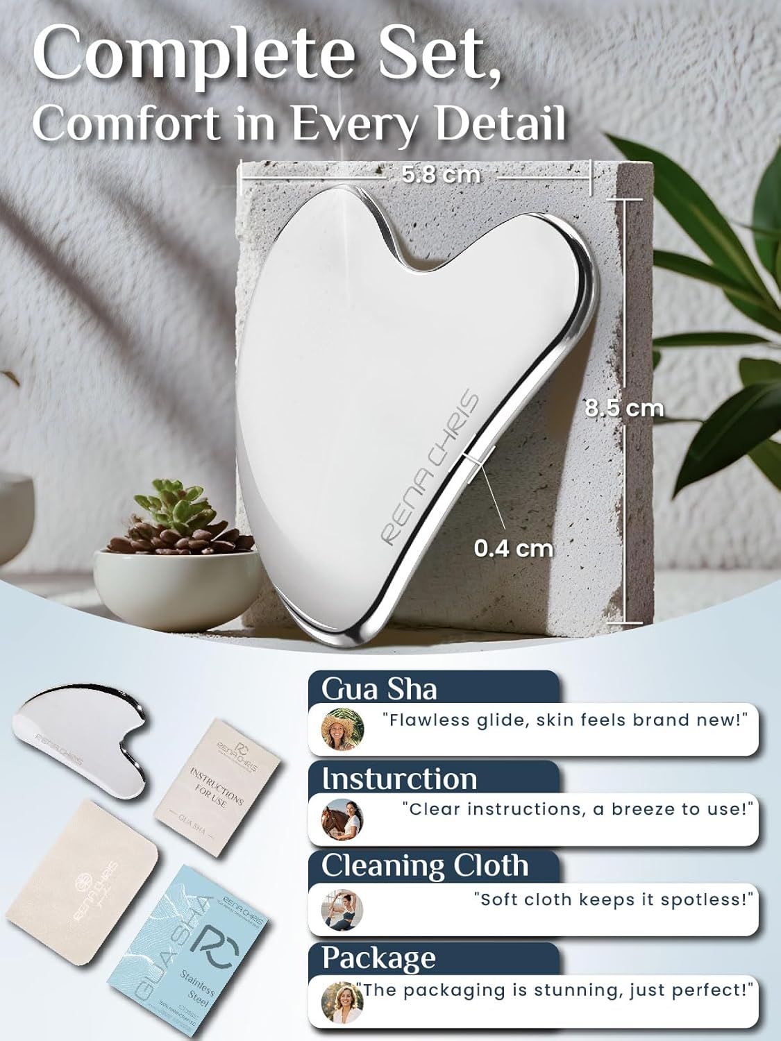 Steel Sculpt Gua Sha Tool
