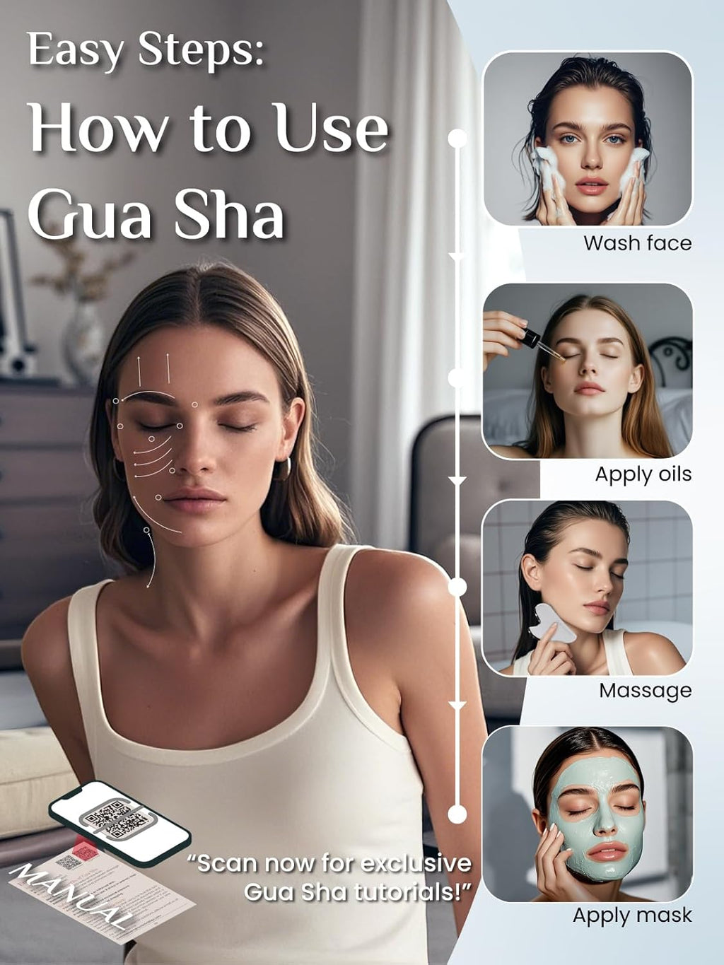 Steel Sculpt Gua Sha Tool